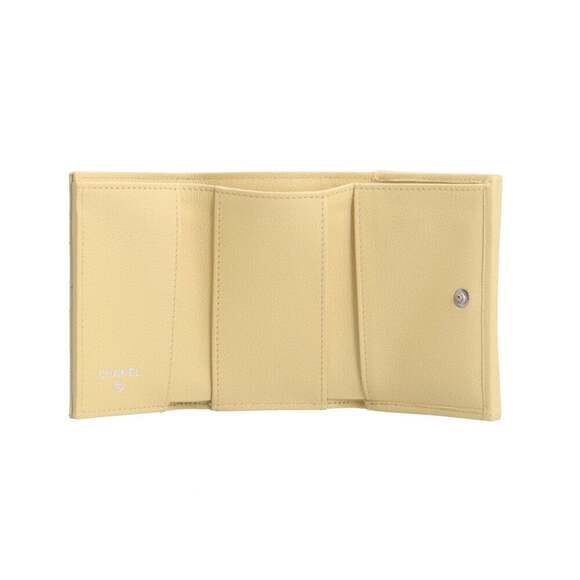 CHANEL Authentic Yellow Leather Wallet - Picture 8 of 9